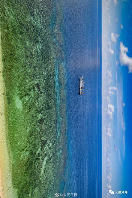 风采|绝美壁纸！人民海军和大海天际线同框照