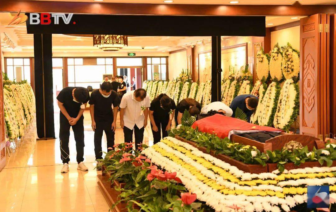 7月5日,因公牺牲民警宾业福同志追悼会在北京八宝山殡仪馆举行.