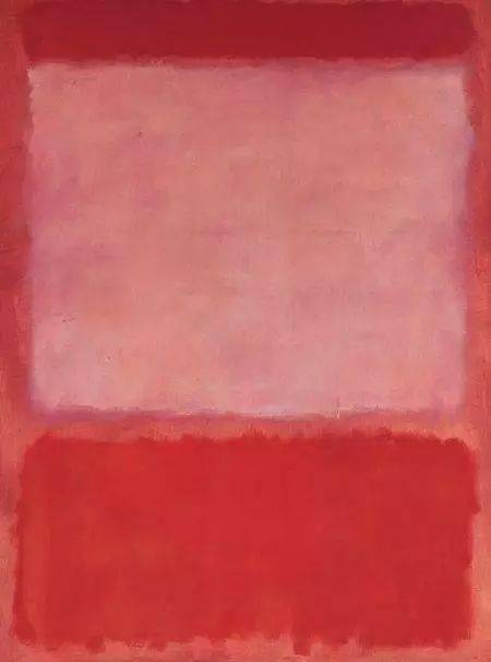 罗斯科作品在我们观察一幅画作时,以上这些与颜色,形状,暗含的动作有