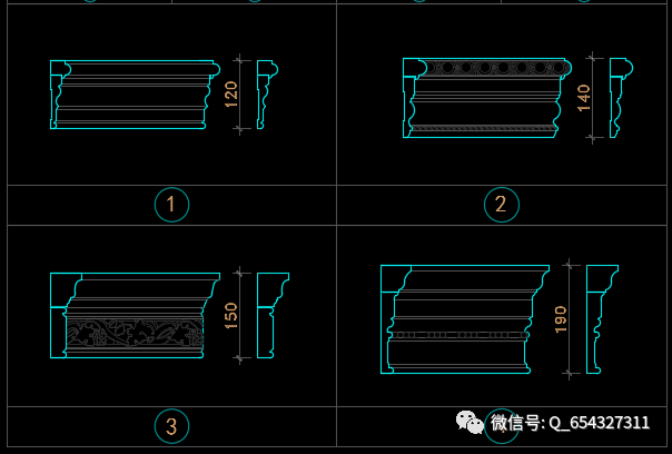 【会员】cad装饰线条图库合集_文件目录