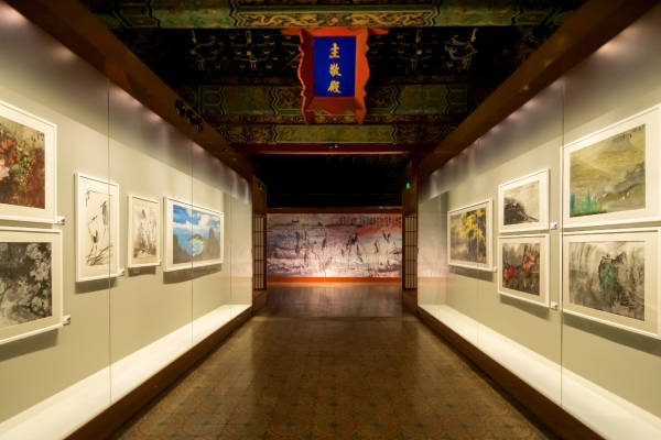 "大美中国——刘人岛美术作品展"故宫文华殿开幕