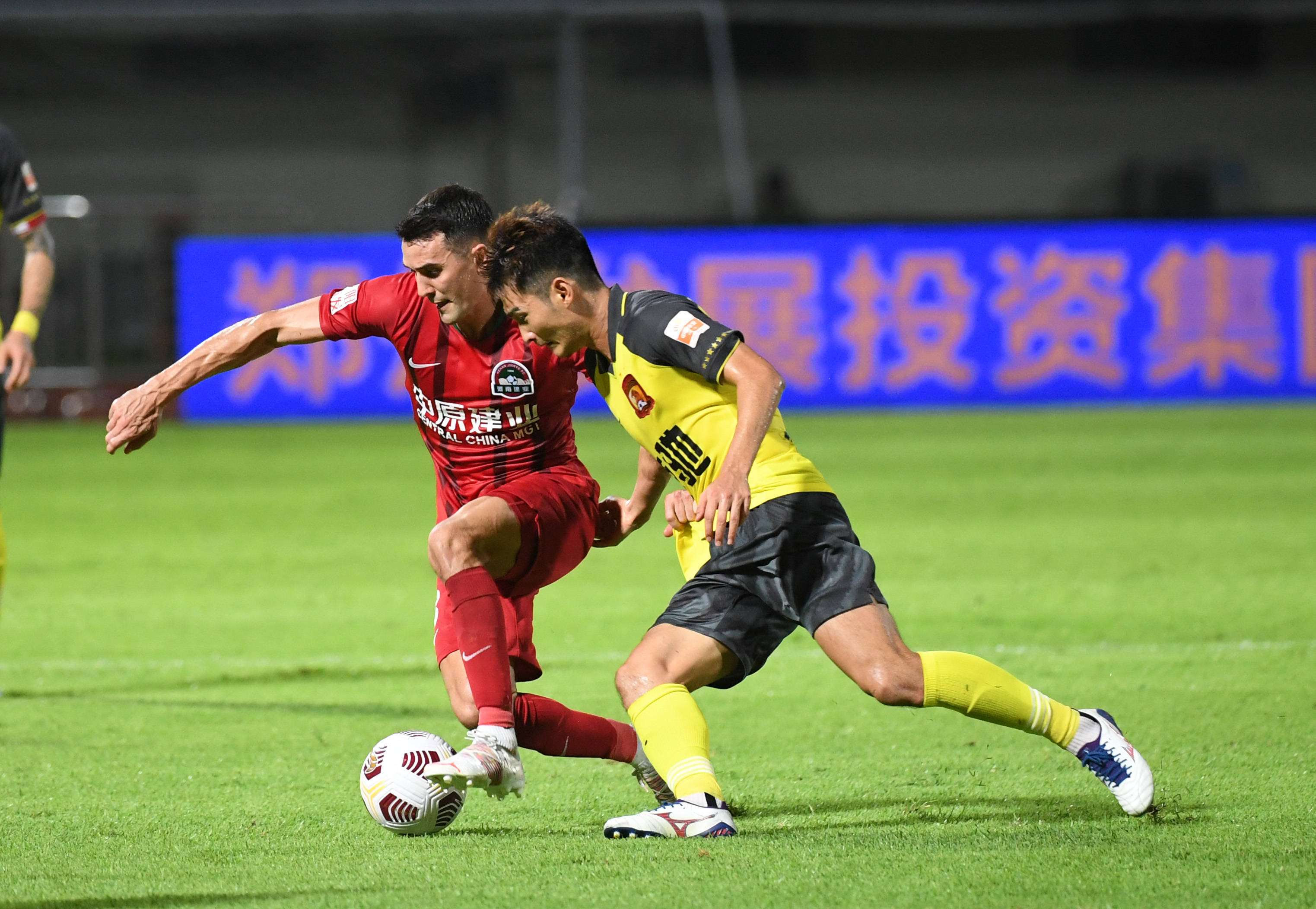 当日,在2021赛季中国足球协会超级联赛第一阶段(广州赛区)第五轮比