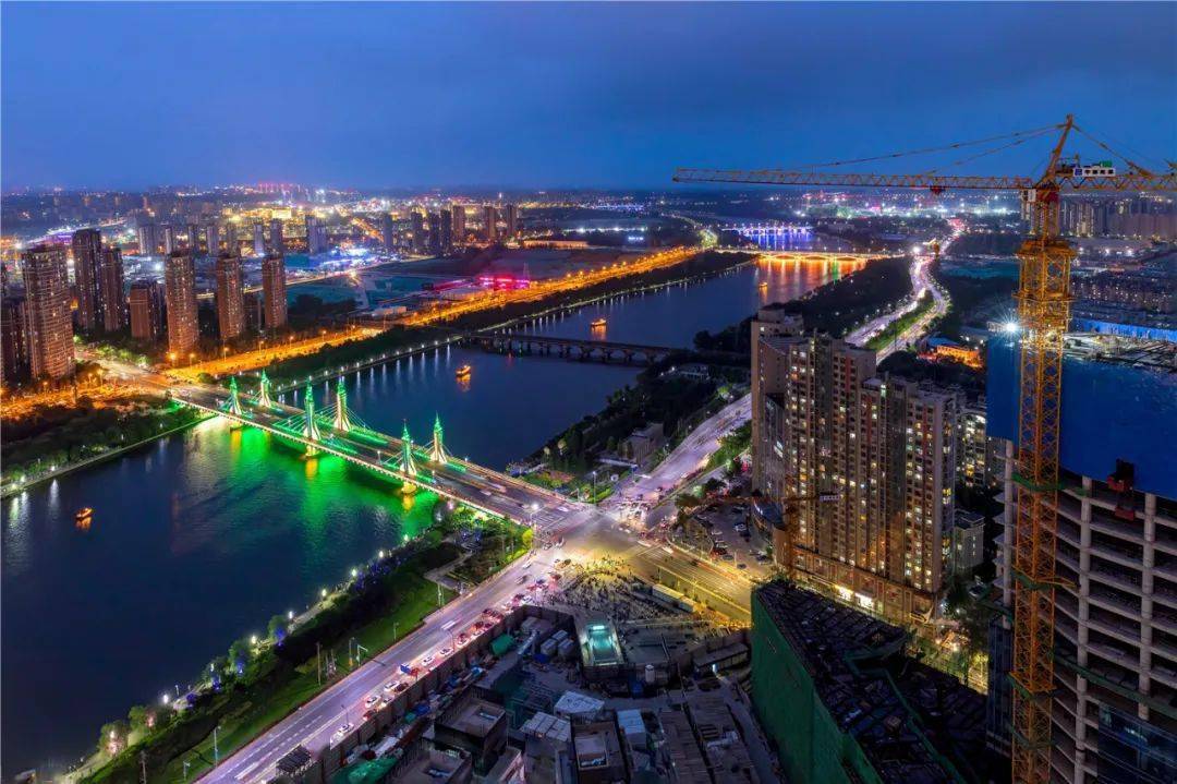 游运河越夜越美丽夜空下的通州灯火闪耀快来看最美副中心夜景