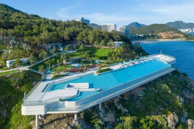 洛悦酒店暑期特惠￥666海景度假酒店网红悬崖泳池私家白沙滩海陵岛