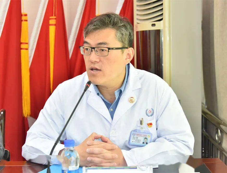 院党委副书记,院长彭斌致辞自治区卫生健康委党组成员,医院党委书记