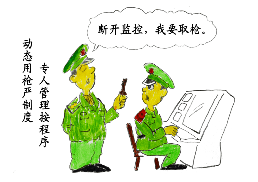 军人安全管理漫画图片图片