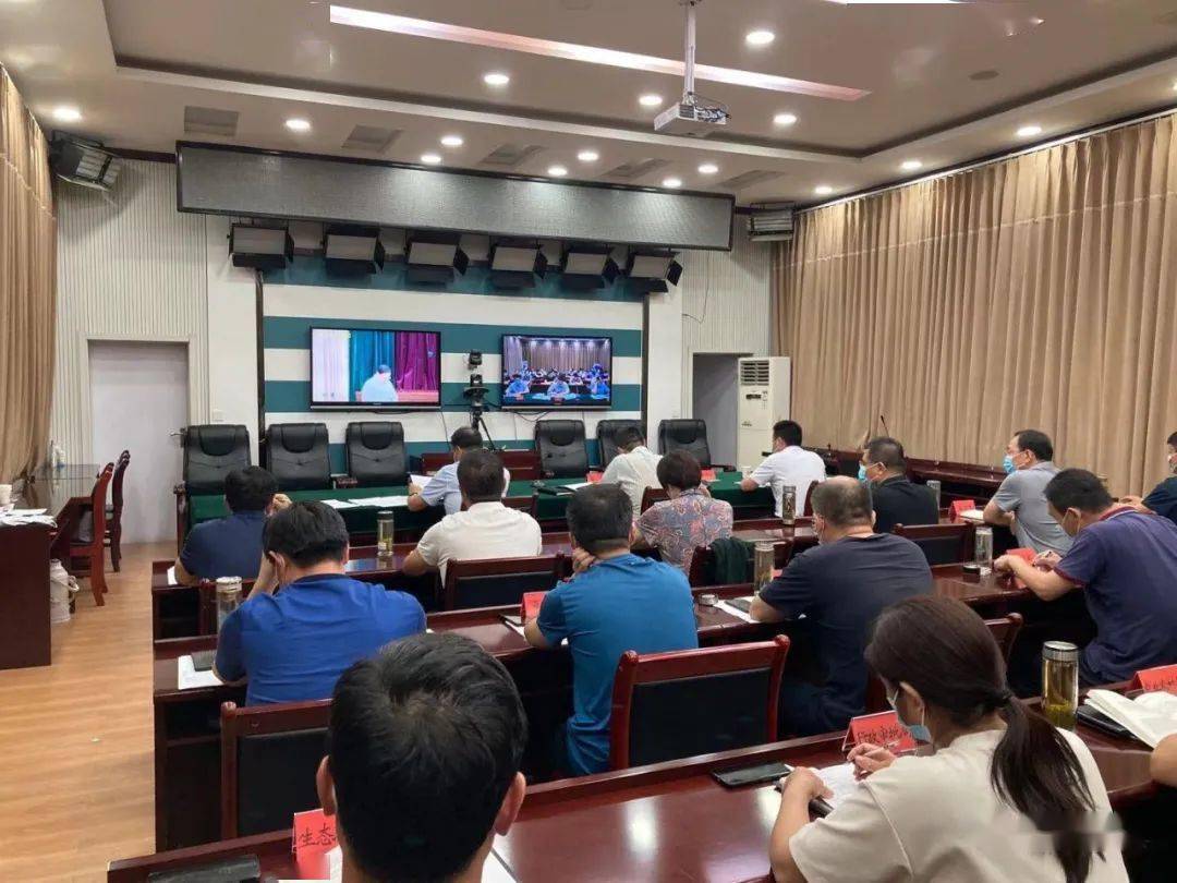 政协党组书记王临红等县四大班子领导和有关部门负责人在临城县分会场