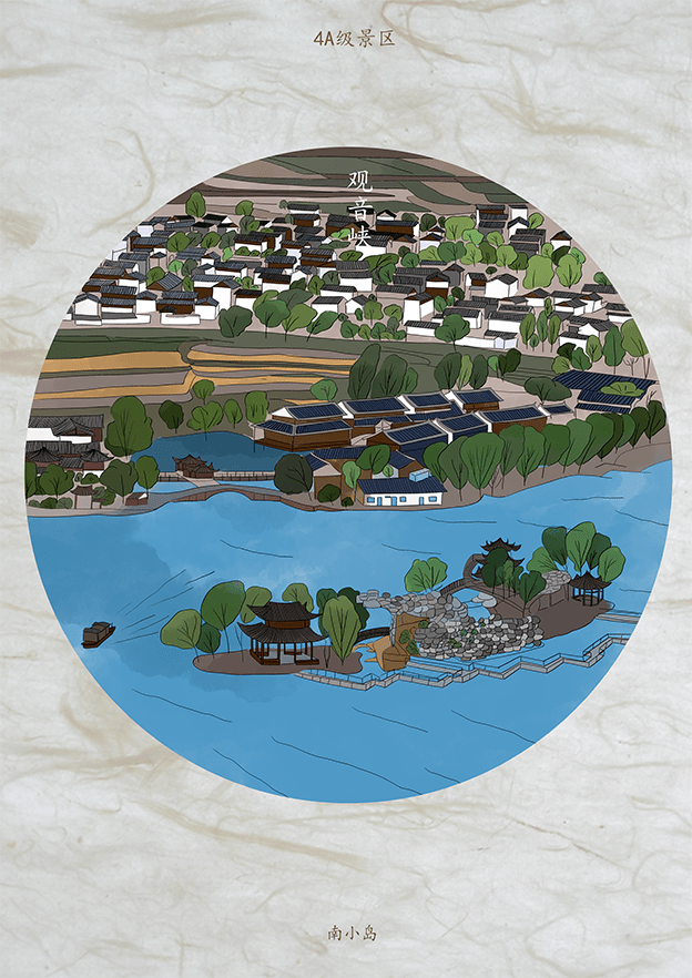 丽江美景手绘的样子 爱了爱了!