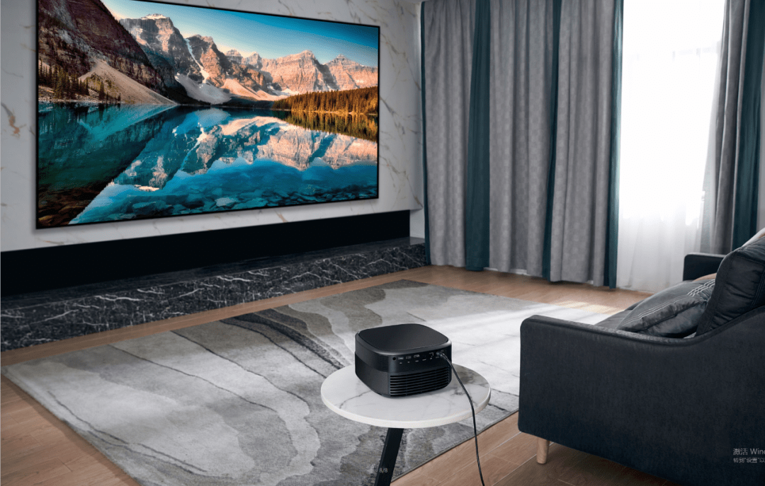 ude展商坚果投影参展ude2021超近距投影让美好生活近入想象