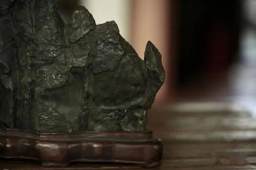 鉴赏 | 日本百年古谷石摆件