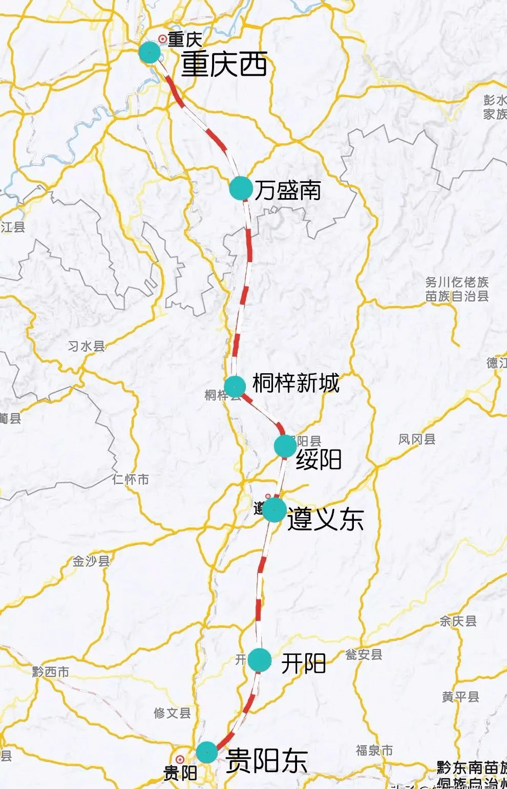 贵兴铁路长顺县线路图图片