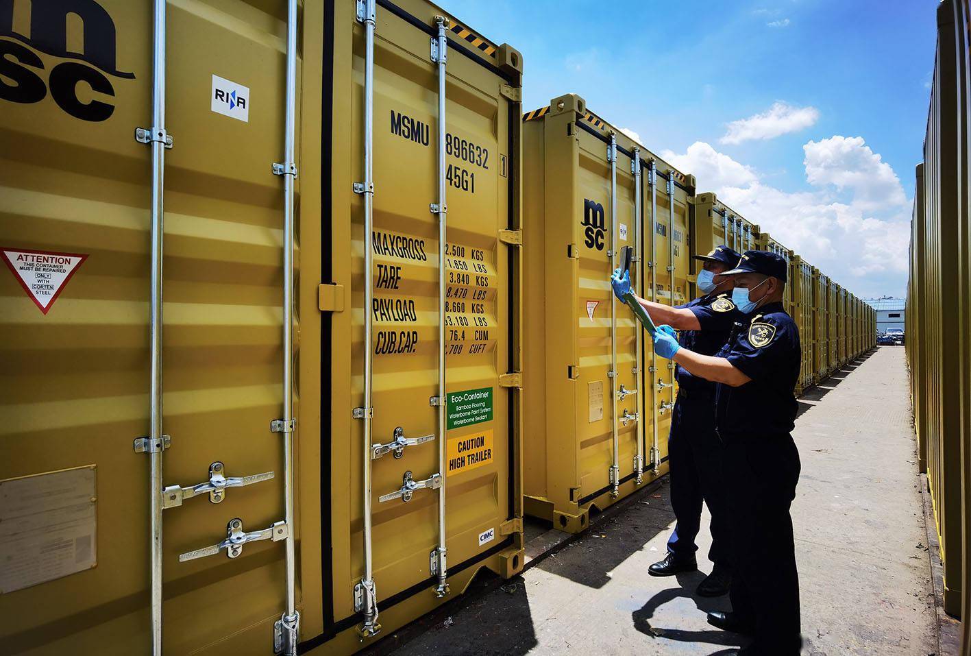 黄埔海关助力企业释放产能 推动新造集装箱出口大幅增长_监管