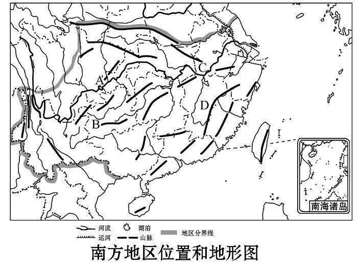 干货高中地理超清版54幅中国地图