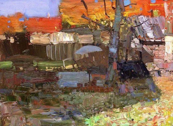 中俄美油画家笔下的风景油画你更喜欢哪个