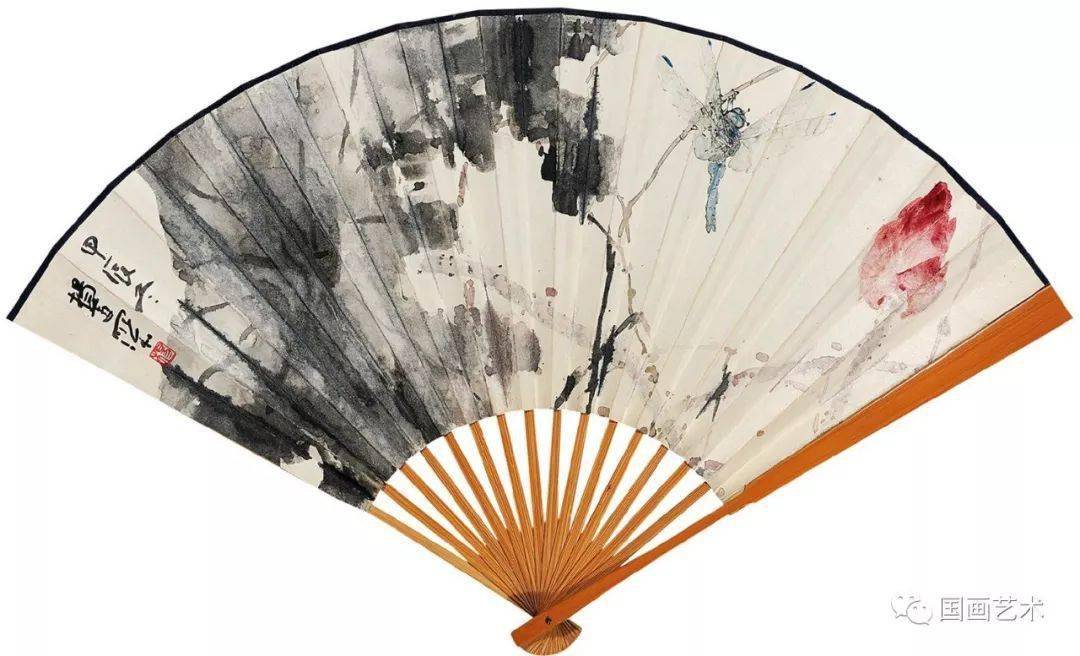 风送荷花几阵香!名家荷花扇面欣赏_作品