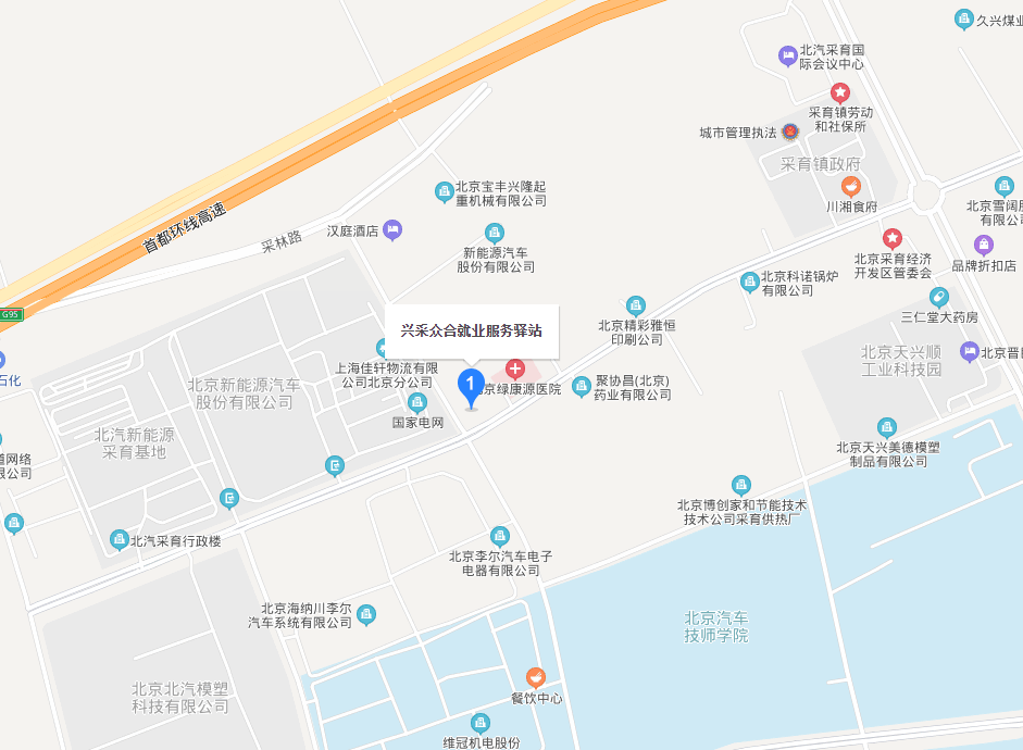 北京大兴区采育镇地图图片
