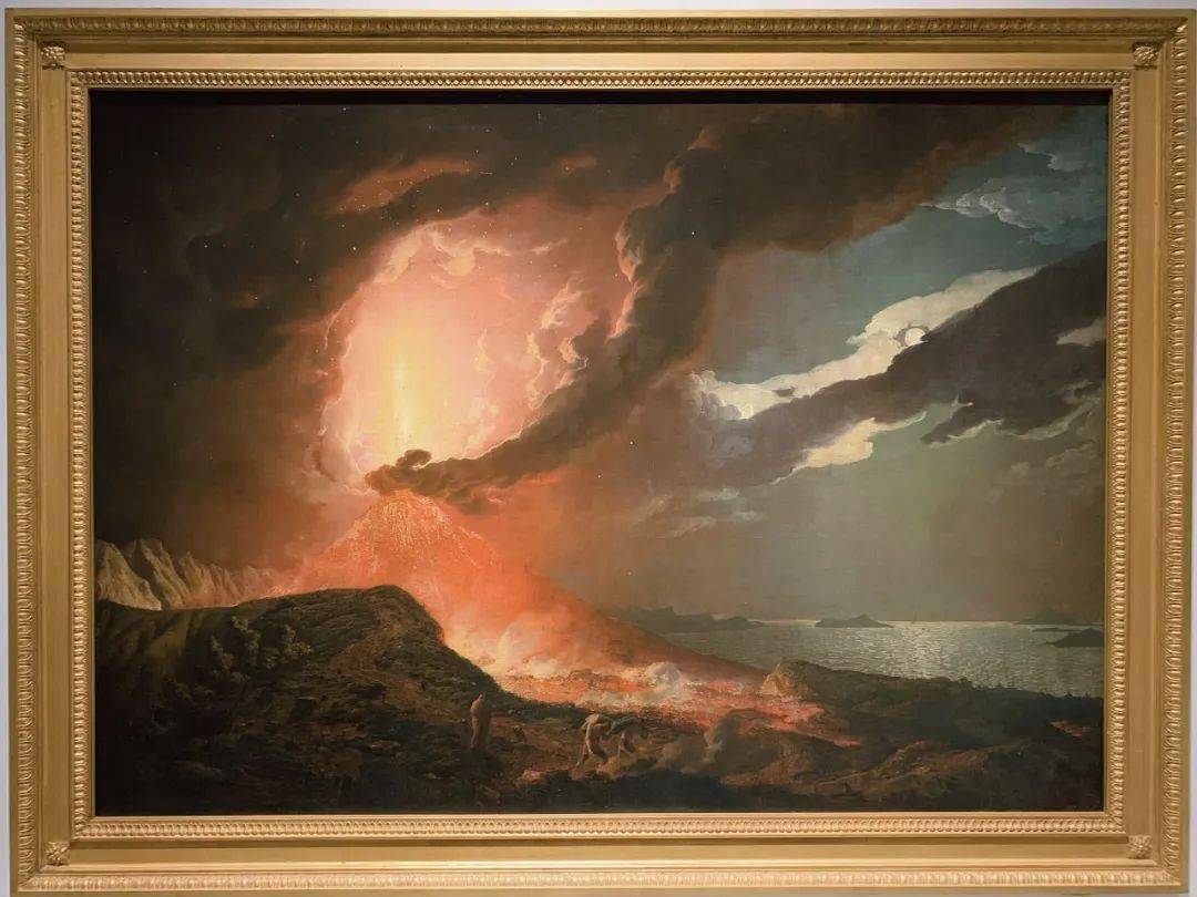 《维苏威火山爆发,约瑟夫·赖特,c.