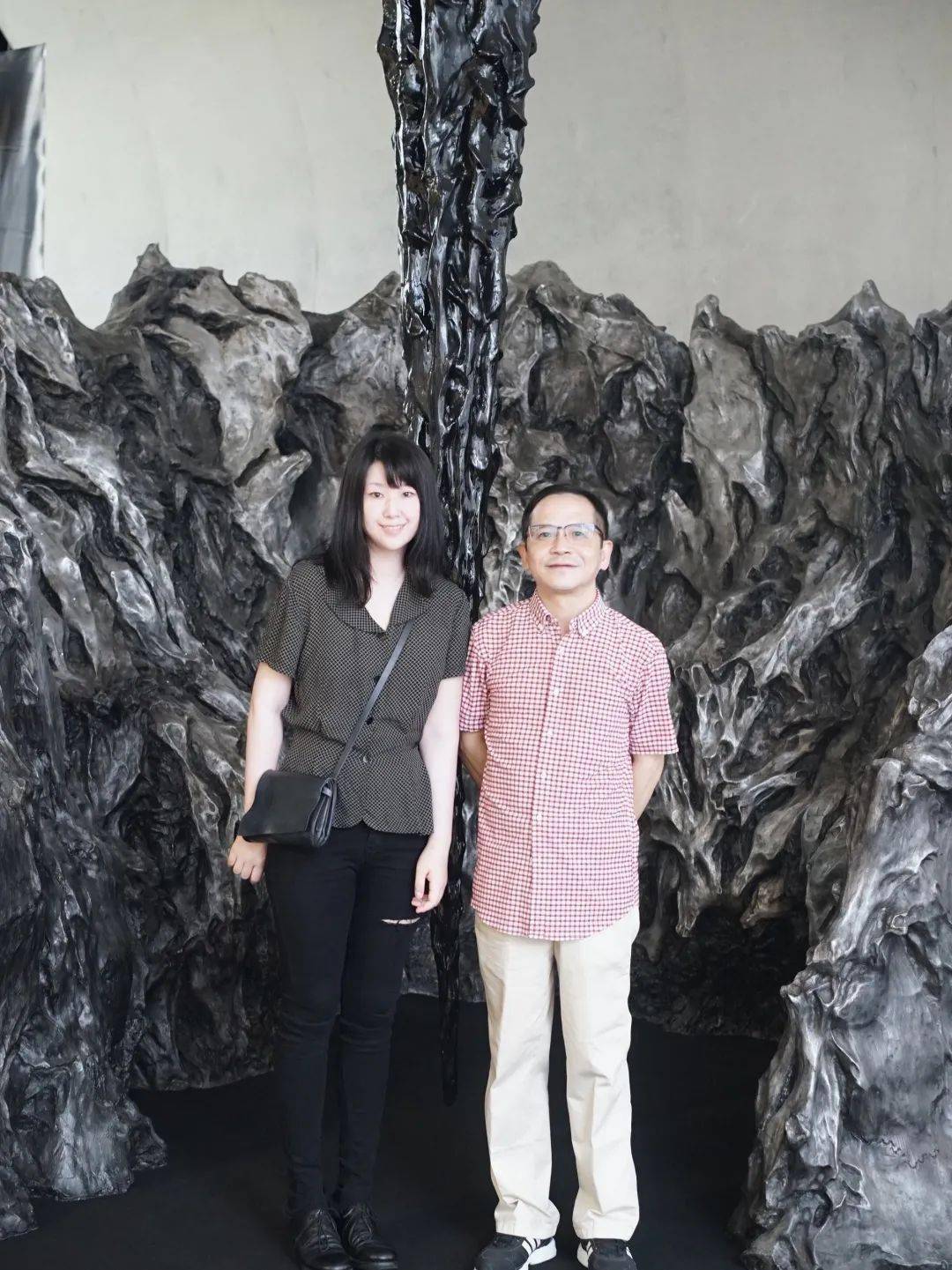 史学家,中国现代设计理论奠基人王受之教授;策展人,艺术评论家冯博一