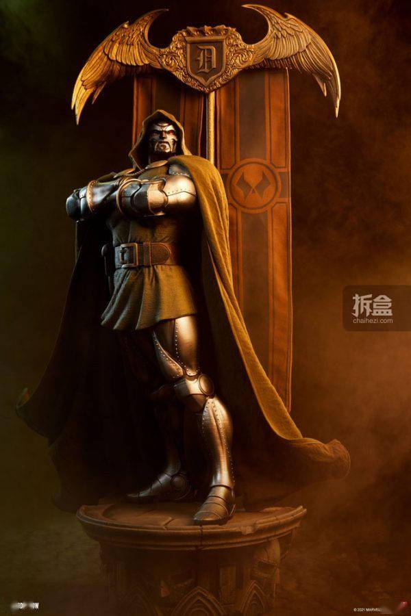 sideshow marvel漫威 doctor doom 毁灭博士 雕像