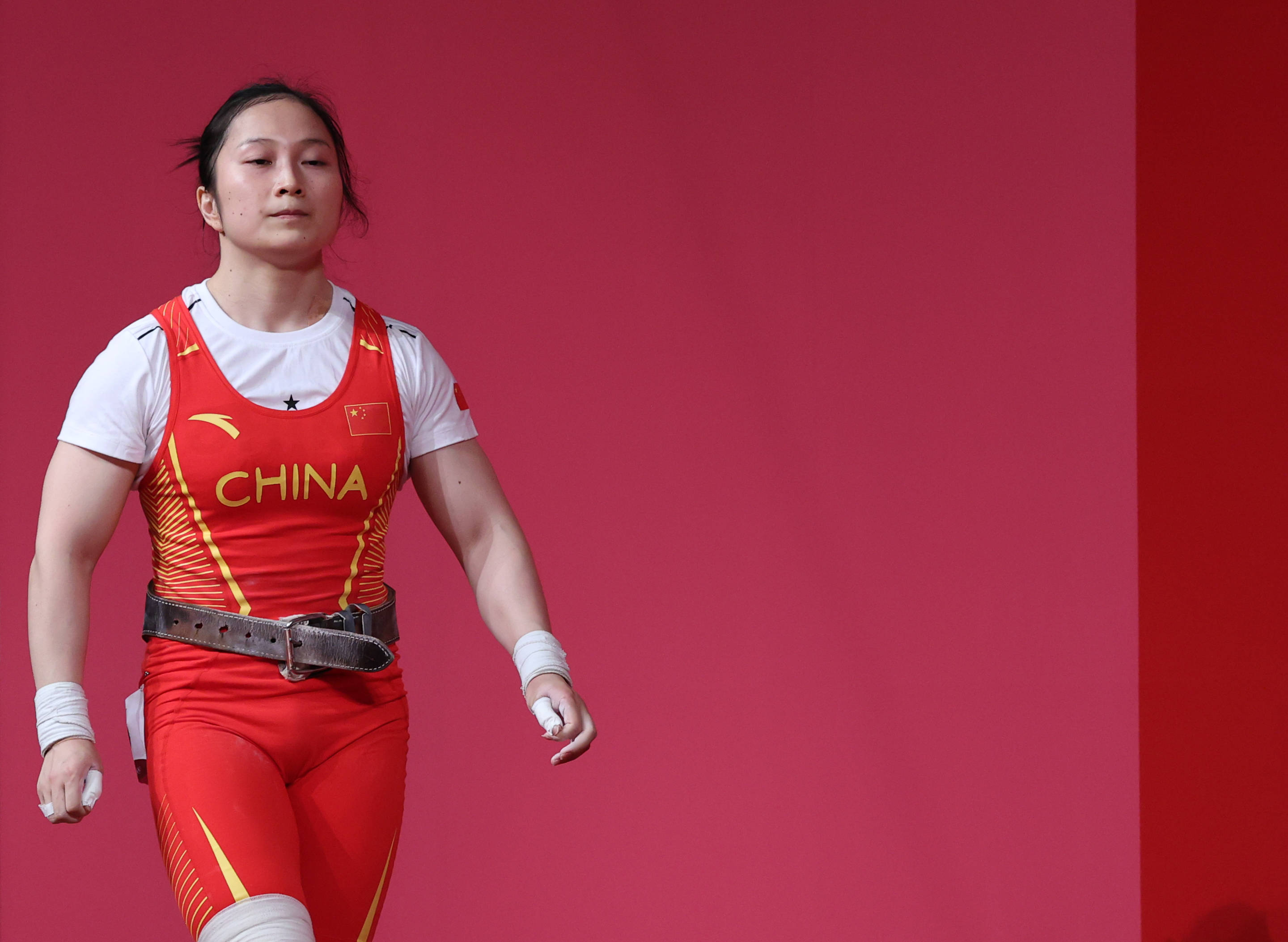 举重——女子55公斤级:中国选手廖秋云获得银牌