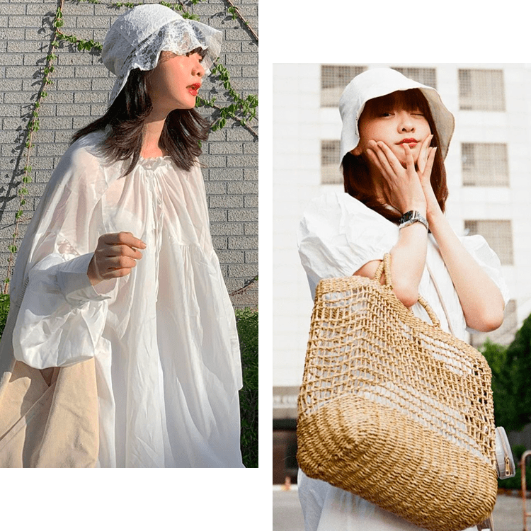 头巾|60套夏天穿衣参考！一键copy，也太适合懒人了吧！