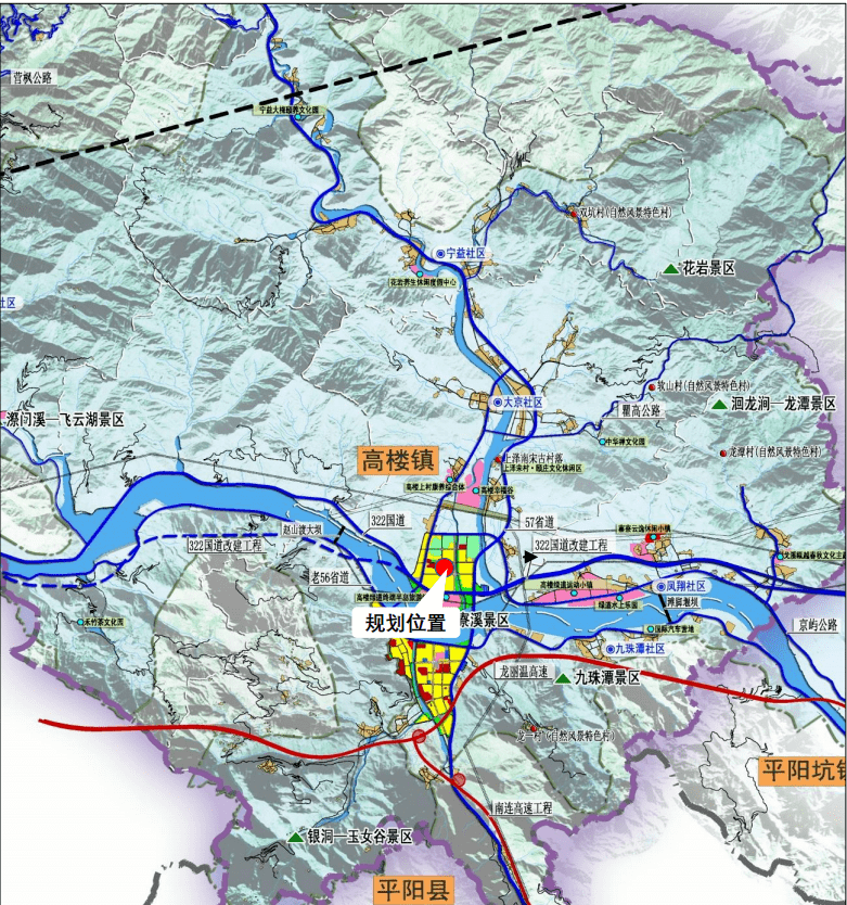 温州330国道仙岩规划图图片