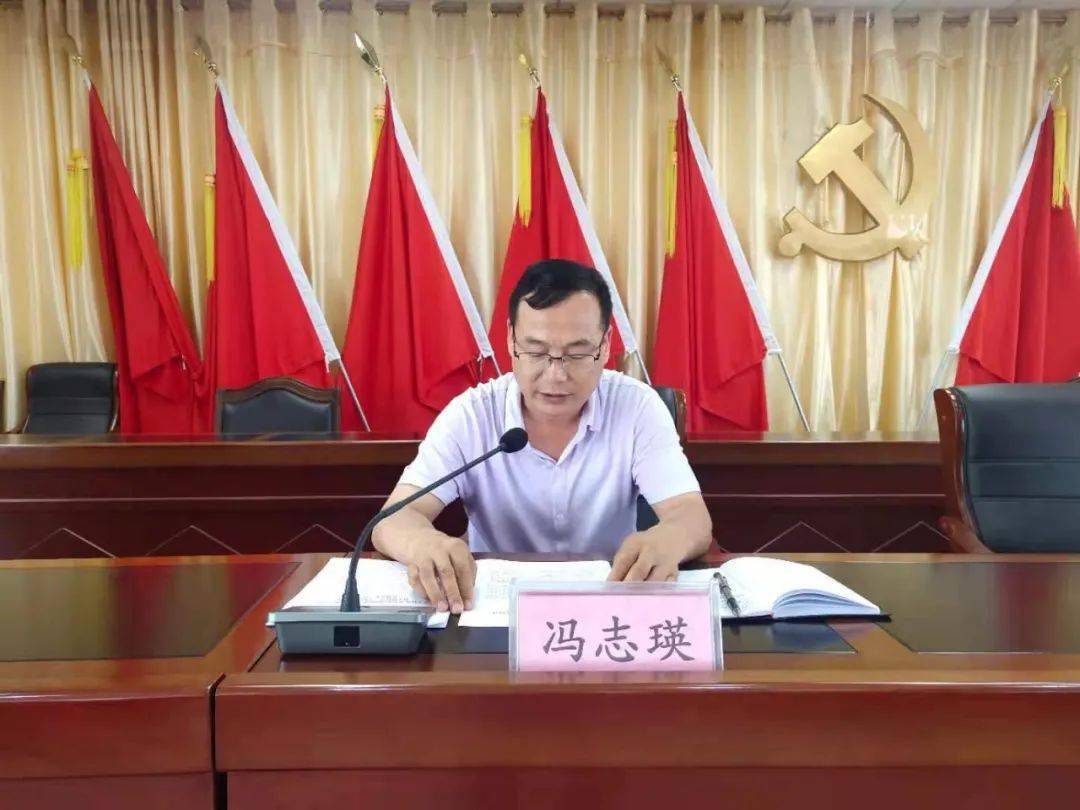 镇党委副书记,政府镇长候选人王超民同志主持,县委巡察办副主任冯志瑛