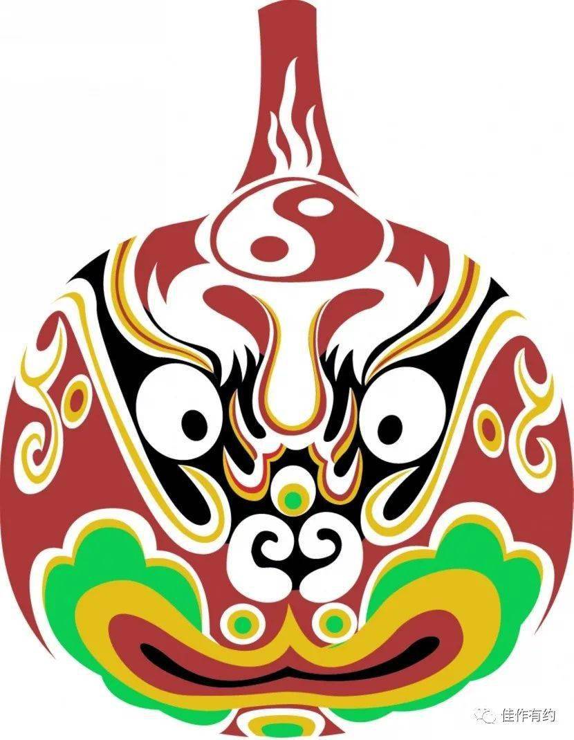 中国马勺脸普_脸谱