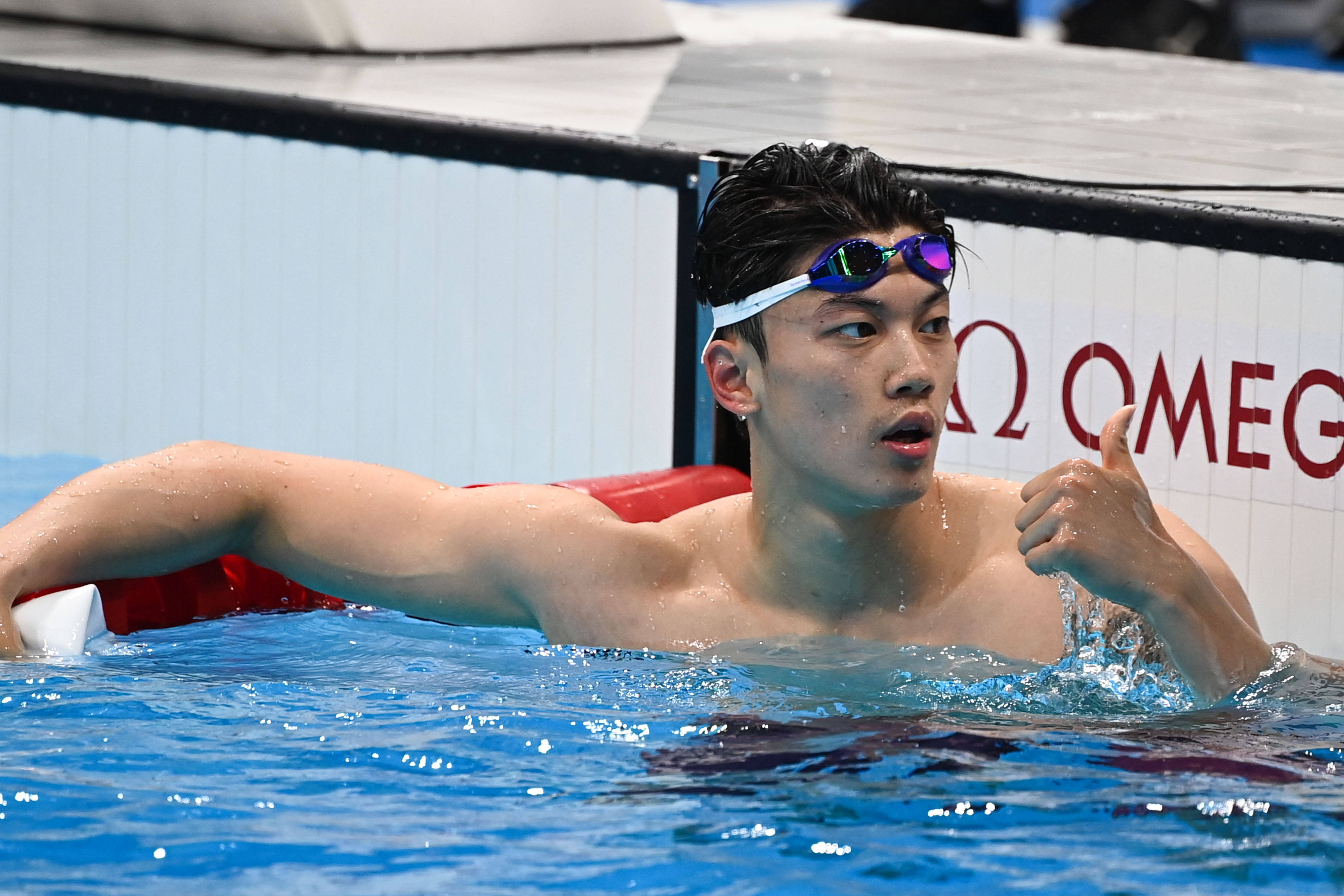 游泳——男子200米个人混合泳:汪顺晋级决赛