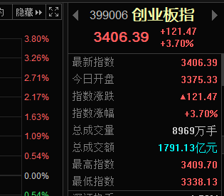 创业板大涨近4%,是谁在发力?_公司