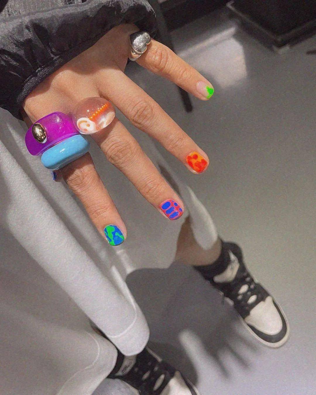 奥运|美甲越粉金牌越稳,奥运美甲可太上头了!