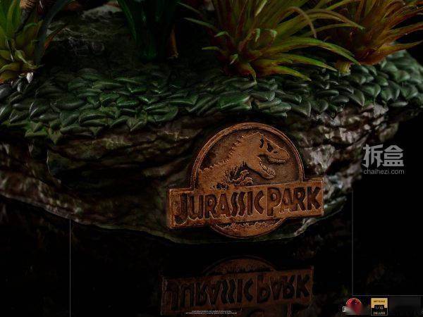 宝丽石|Iron Studios：1/10《Jurassic Park 侏罗纪公园》 – 迅猛龙 雕像