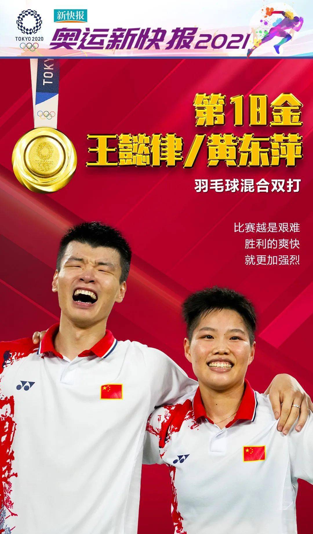 又是队内训练赛!羽毛球混双王懿律/黄东萍摘金,郑思维/黄雅琼获银