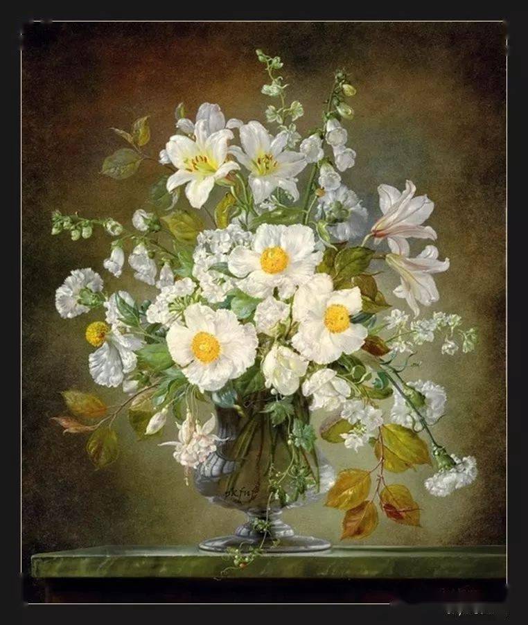 法国cecil kennedy油画花卉