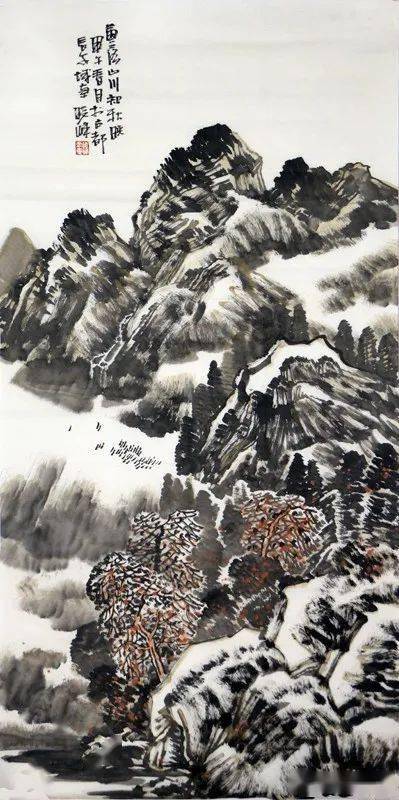 乐古出新意丘壑荡大风简析成功美术馆馆藏西安美院副院长宋晓峰先生的