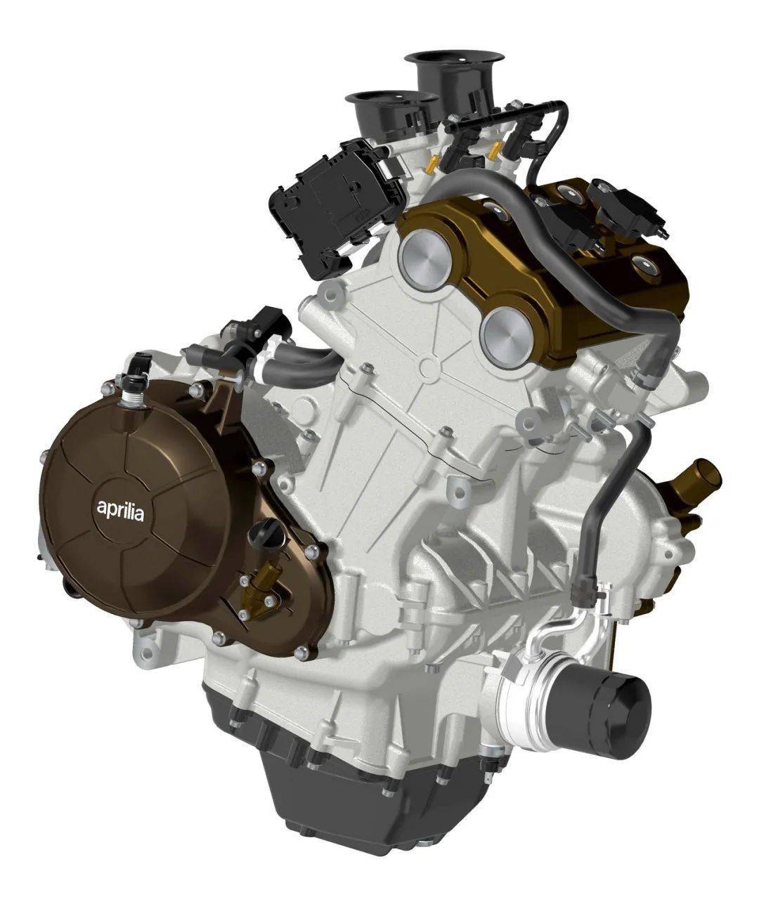应用到不同的车型上,阿普利亚的这副直列两气缸中型发动机有着不同的