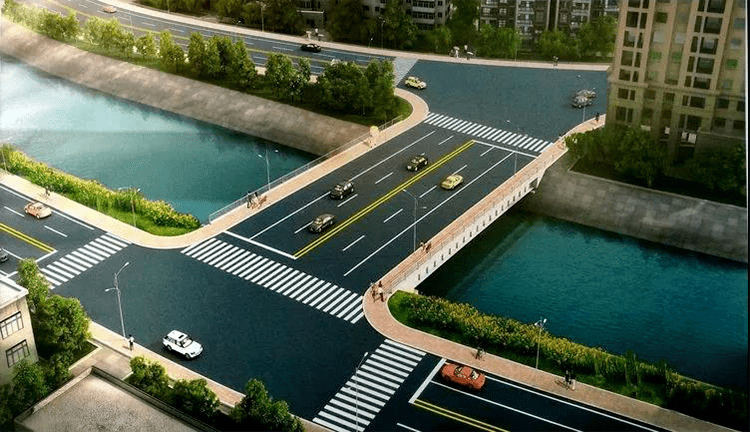 天水市五中车行桥即将完工通车