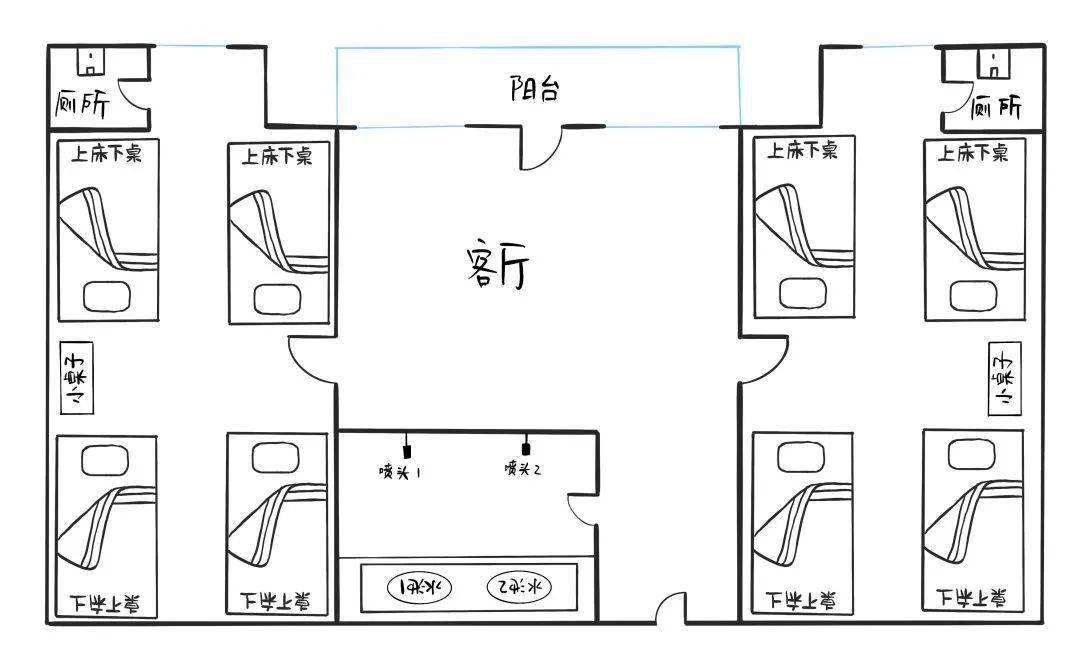 学生公寓平面图图纸图片