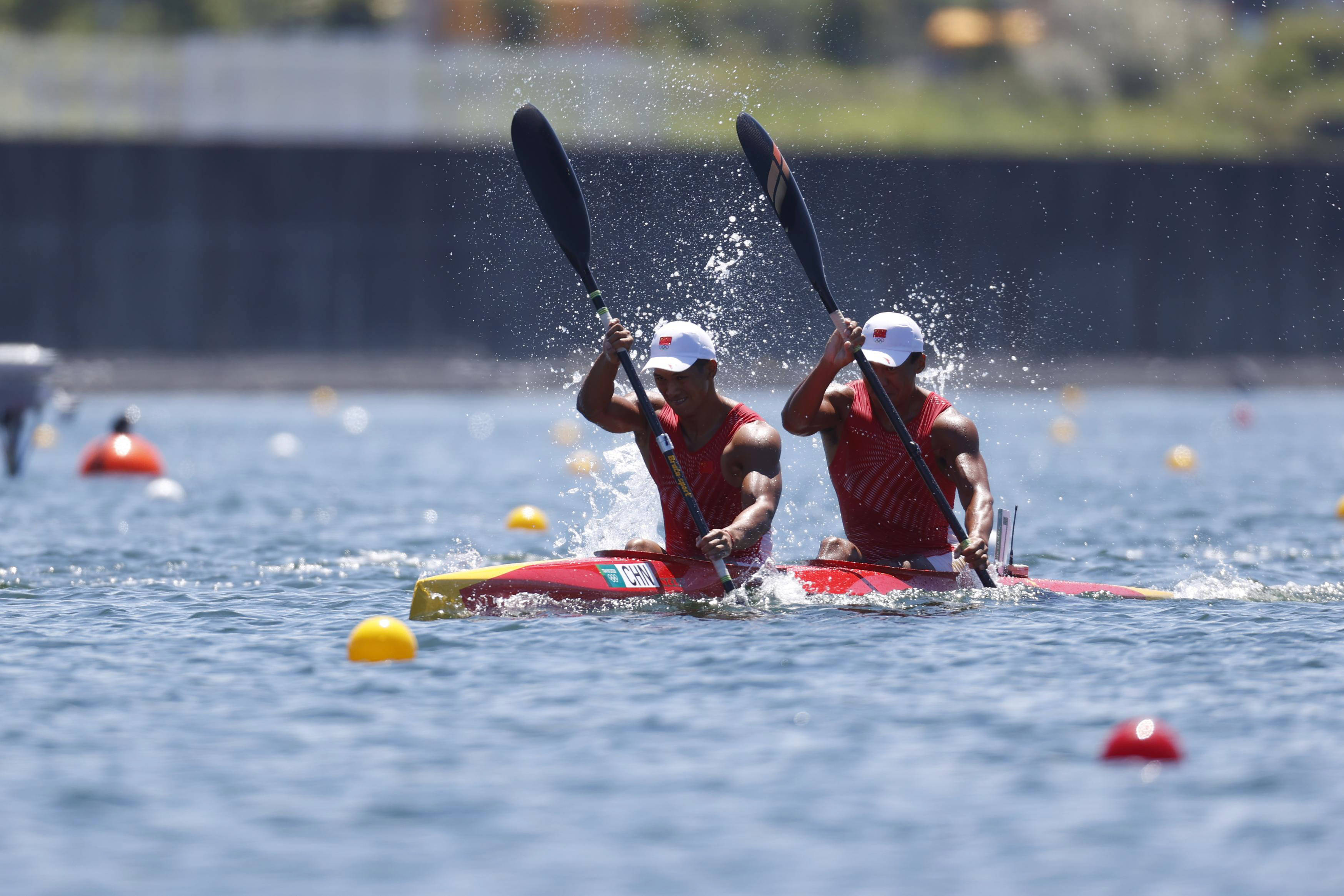 皮划艇静水——男子1000米双人皮艇决赛赛况
