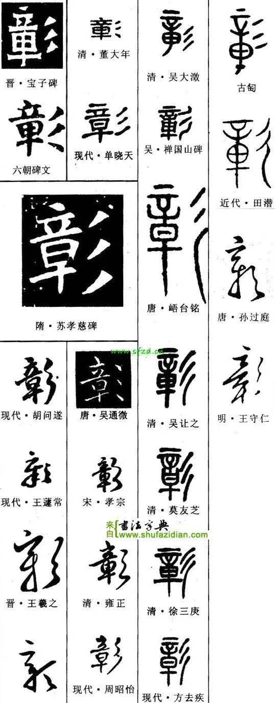 【每日一字】 彰（2534）2021.08.06