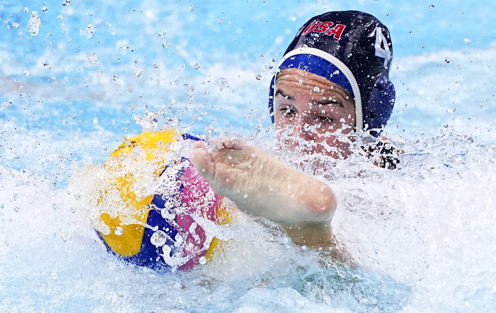 水球——美国队夺得女子水球冠军