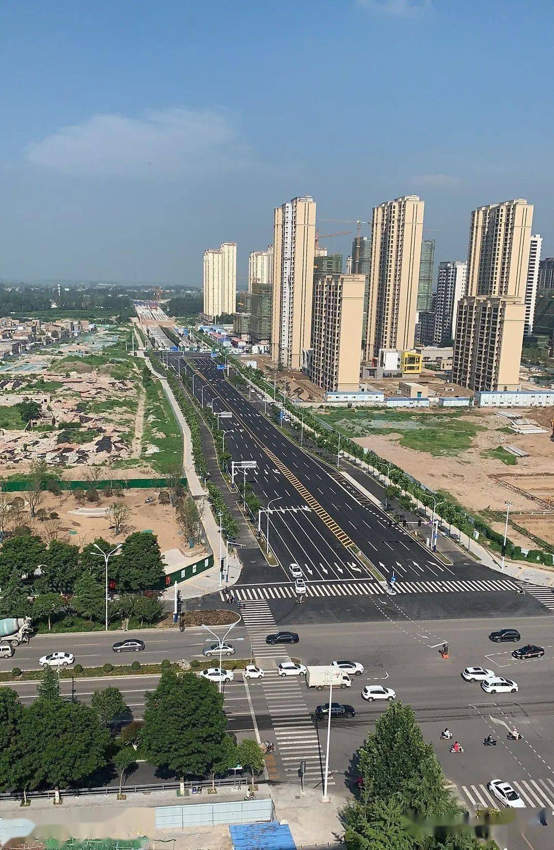 银河一路西延工程,东段通车!_宿州市