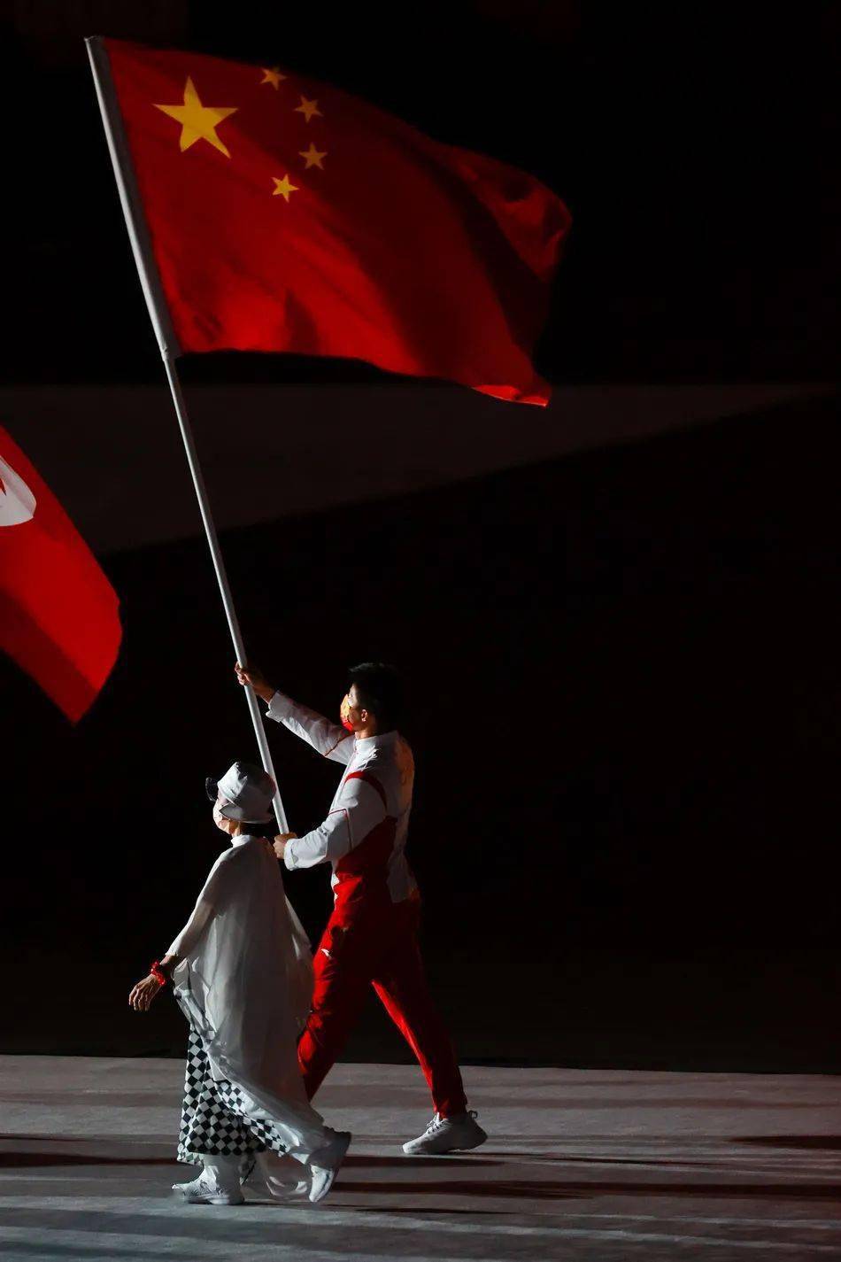 中国国旗奥运会图片