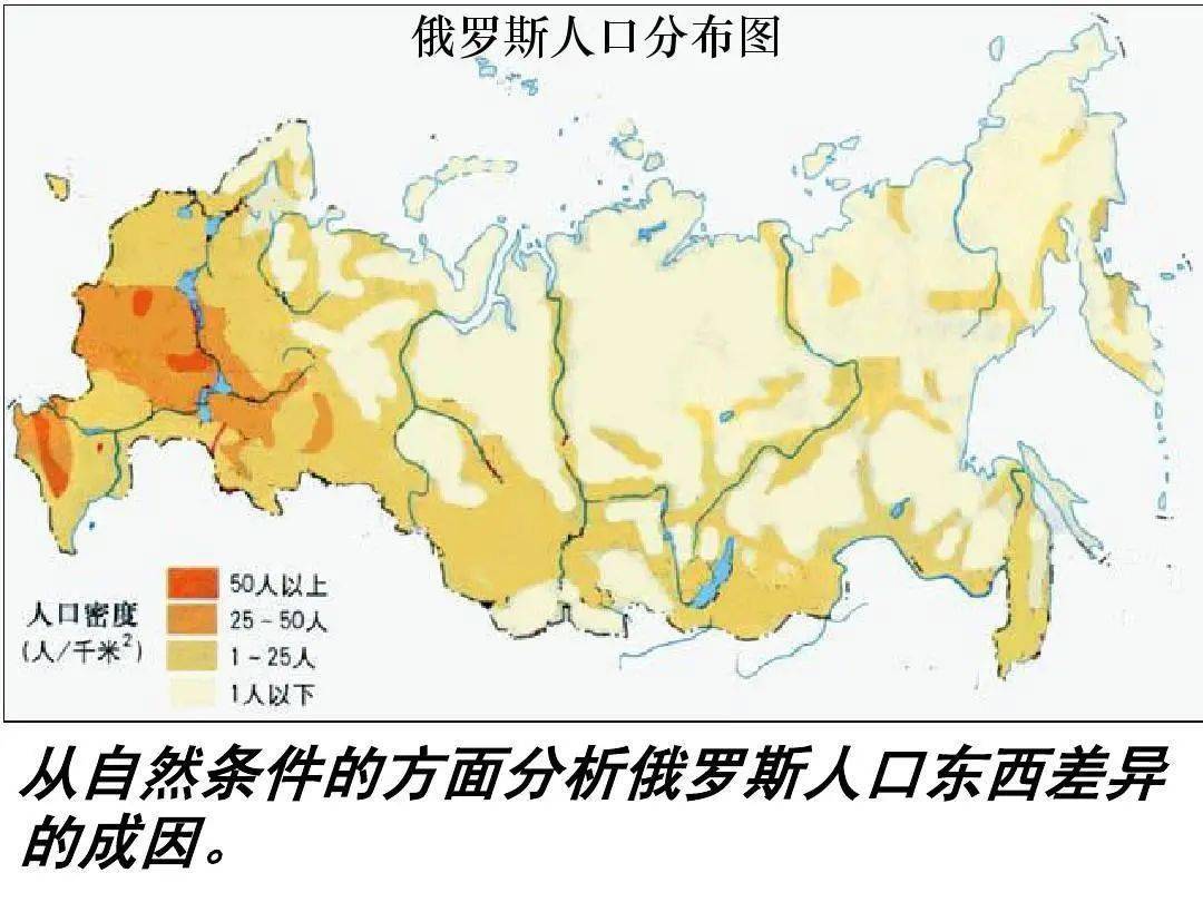 俄罗斯欧洲部分人口_10张地图告诉你俄罗斯的政治军事经济战略