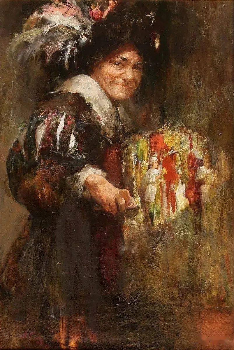 【写生啦】神形兼备丨尼古拉·布洛欣油画,素描人物作品