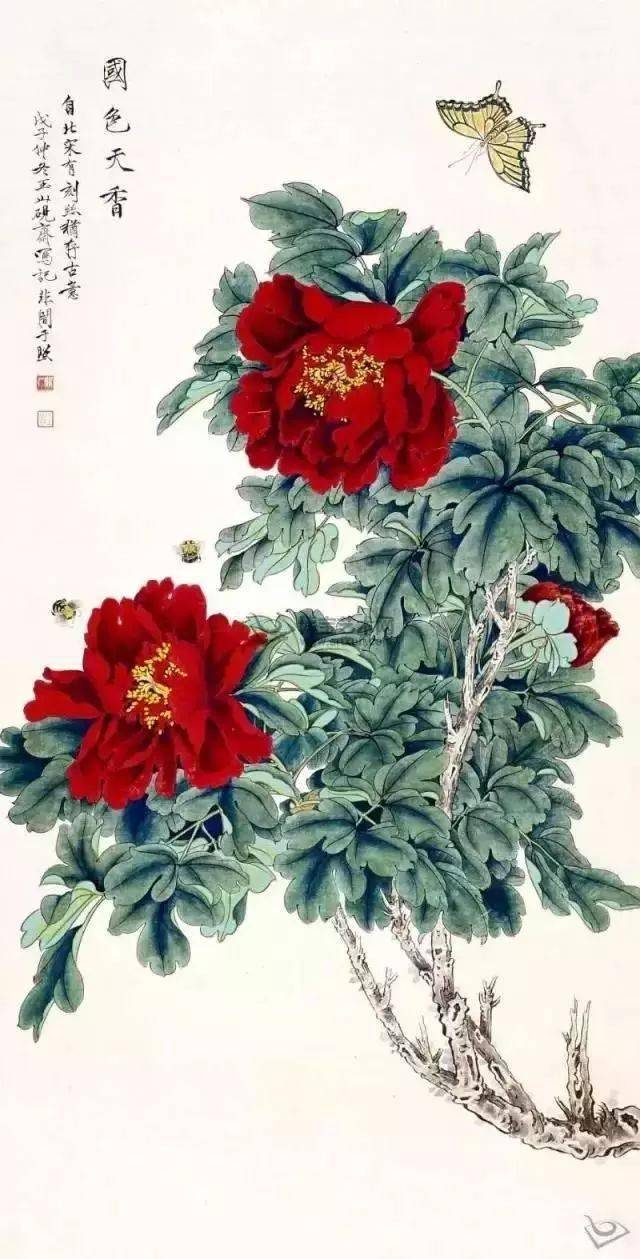 花开富贵送吉祥国画牡丹100幅