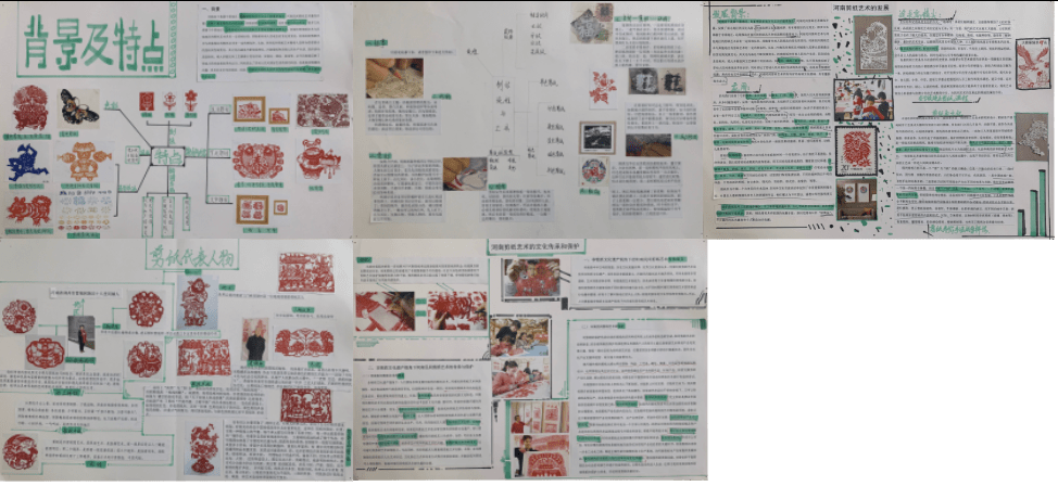 魅力剪纸河南非遗剪纸文化信息可视化设计