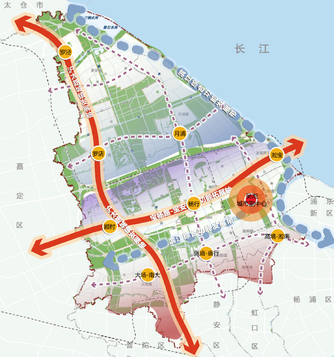 宝山大场环镇北路规划图片