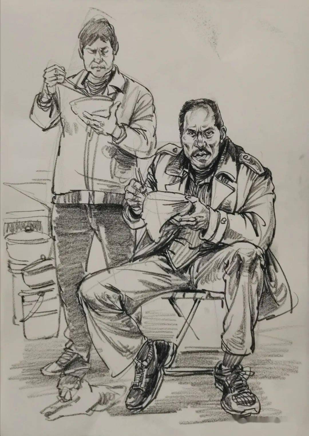 袁新平速写作品欣赏