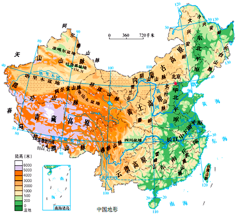 收藏丨漂亮简洁的各省市地形地势高清地图!